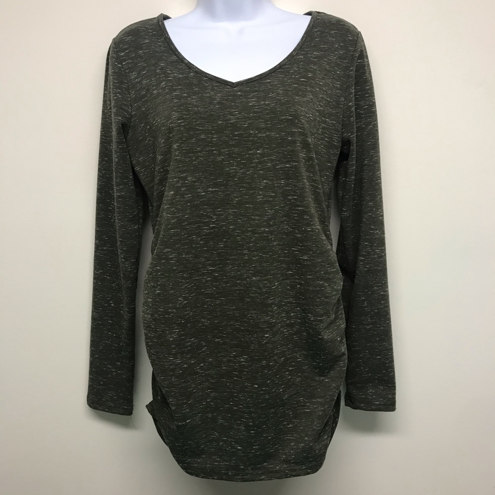 Green maternity top